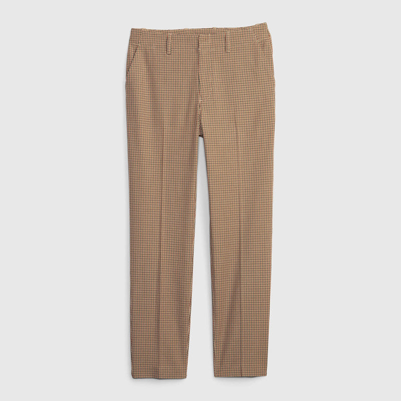 GAP Suiting Trousers Brown Plaid