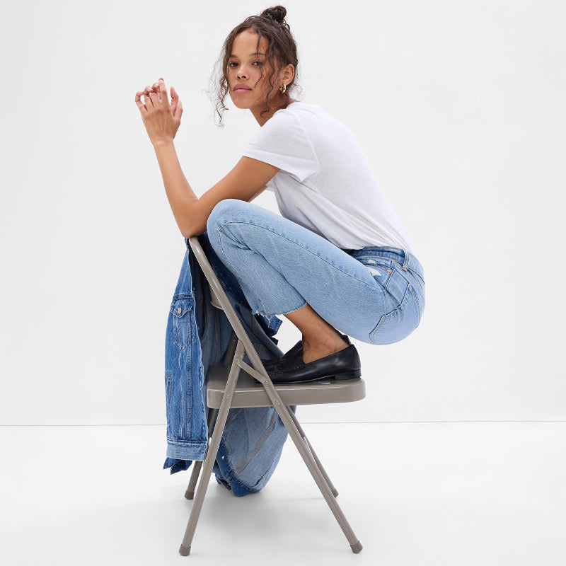 GAP Basic Crewneck Tee Fresh White