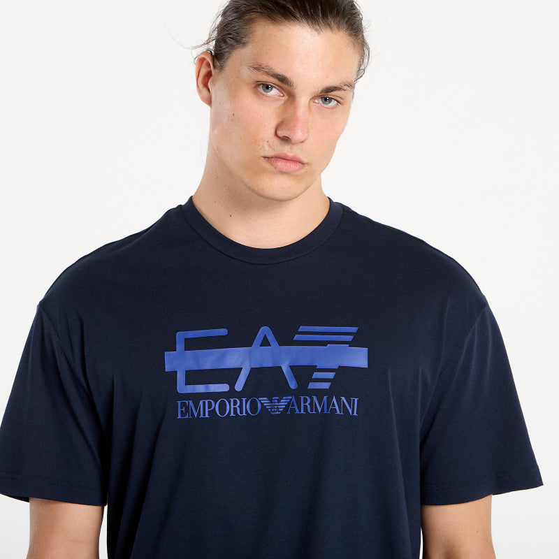 EA7 Emporio Armani Train Logo Series M Tee Ss Log Armani Blue