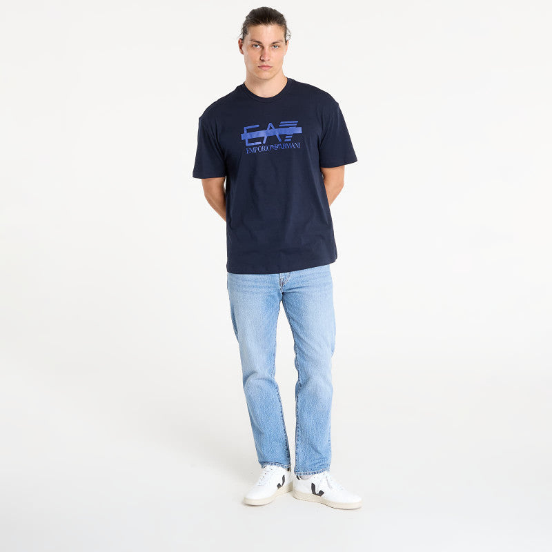 EA7 Emporio Armani Train Logo Series M Tee Ss Log Armani Blue