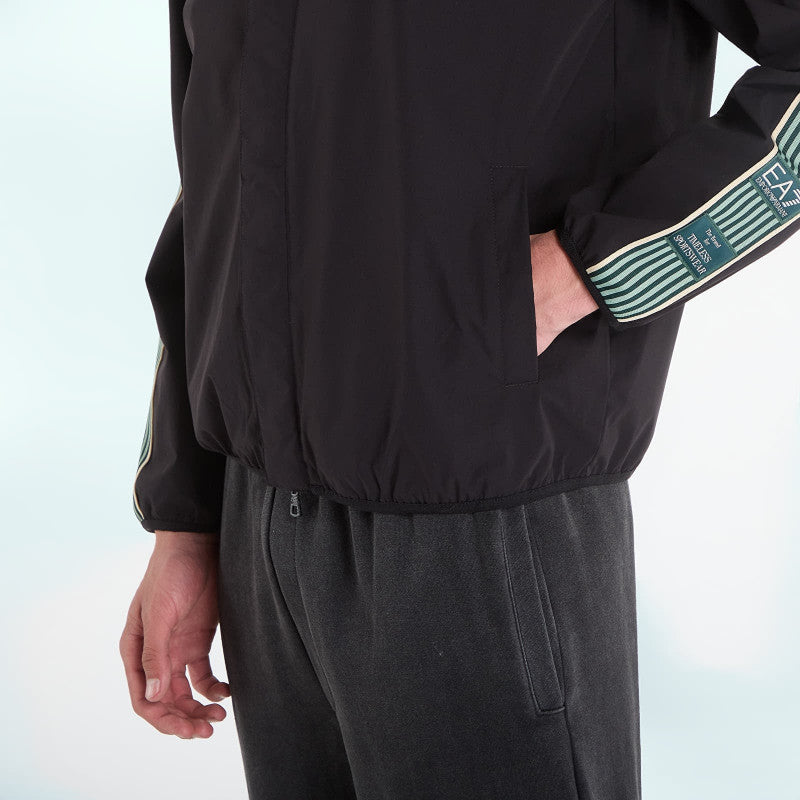 EA7 Emporio Armani Train Logo Blouson Jacket Black