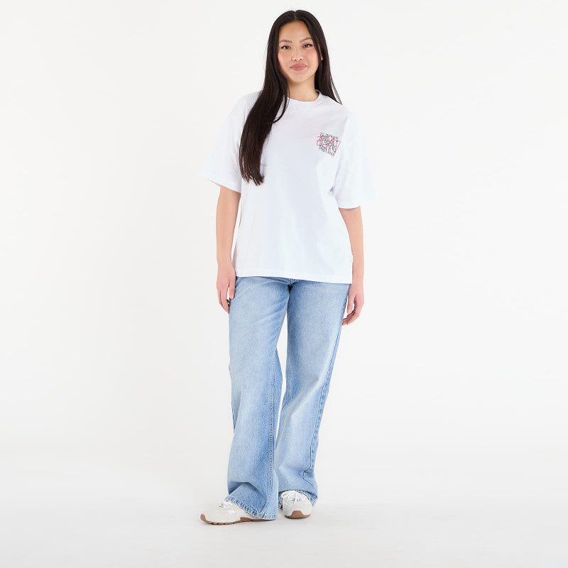 EA7 Emporio Armani Train Logo Series Wmns Tee Ss Ext White