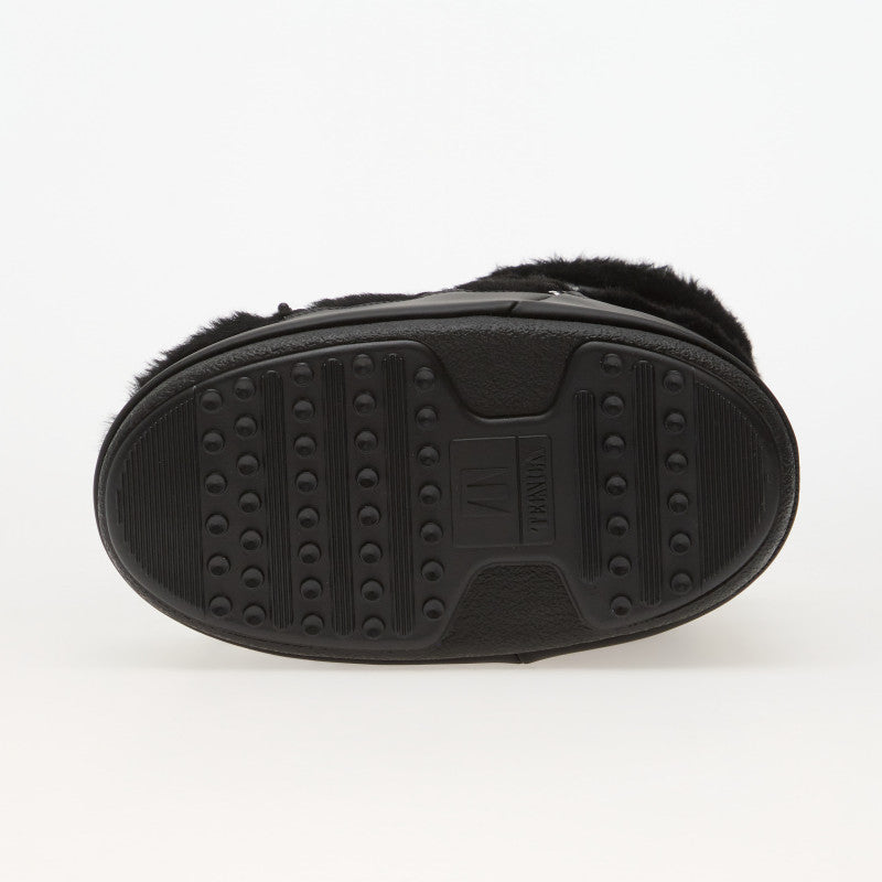 Moon Boot Icon Low Faux Fur Black