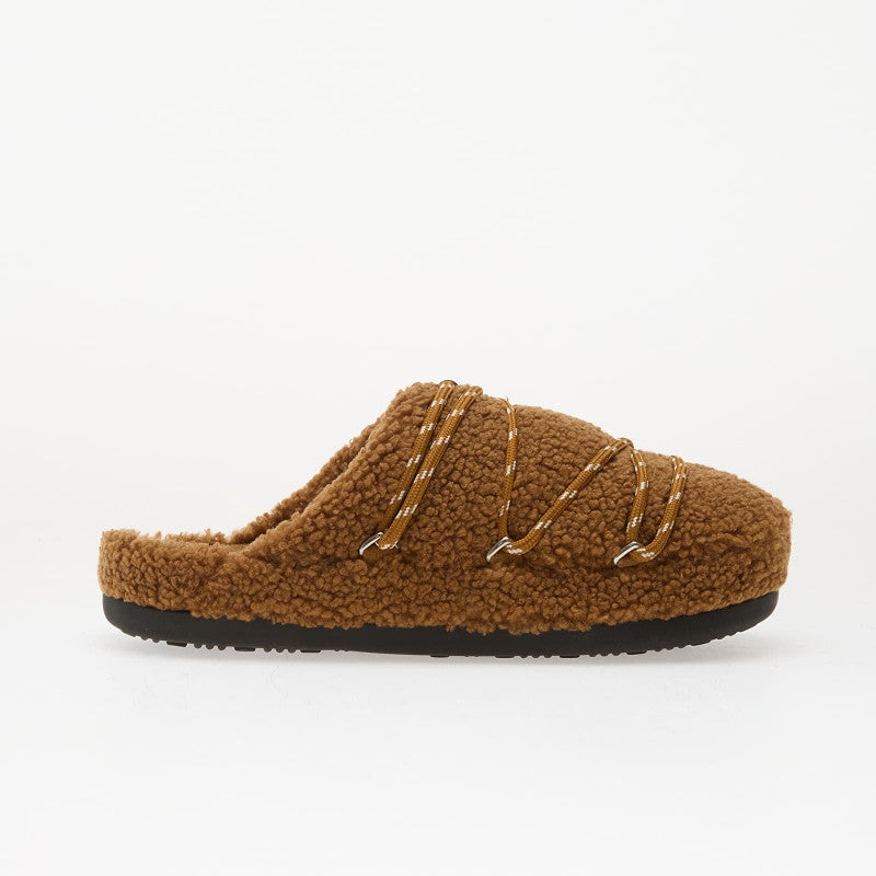 Moon Boot Teddy Slipper Cognac