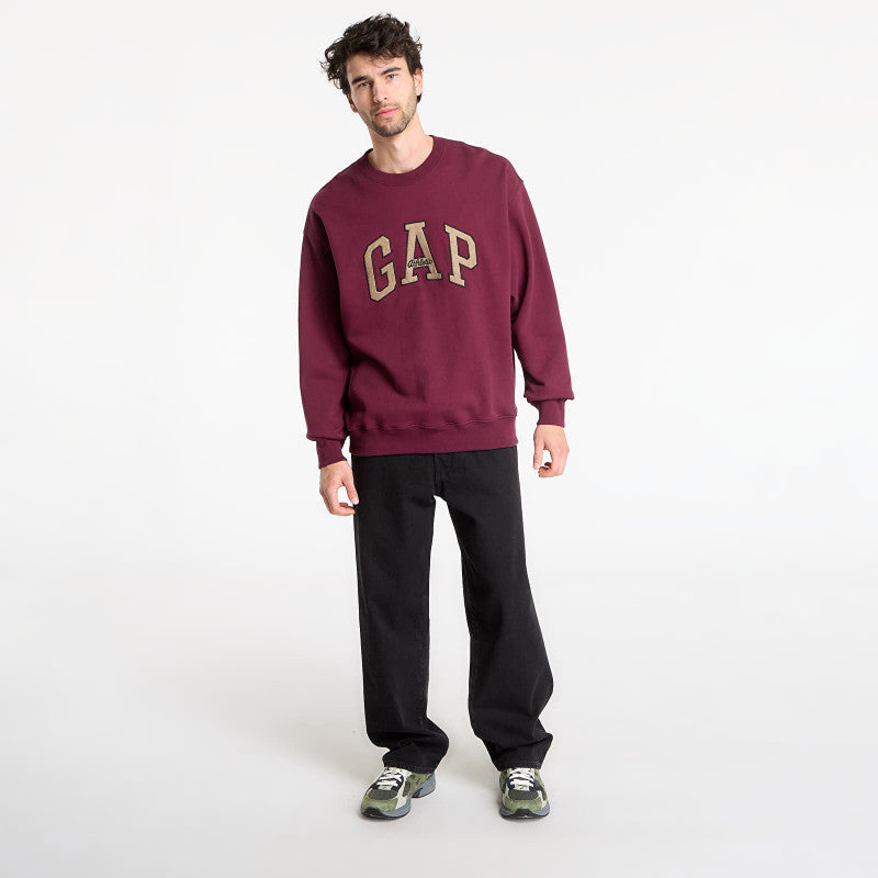 GAP Oversized Heavyweight Sweatshirt Tuscan Red