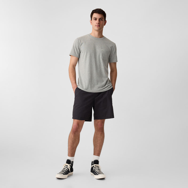 GAP Logo Pocket Tee Grey Heather