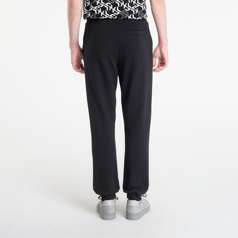Karl Lagerfeld Jeans Text Logo Slim Sweatpant Black