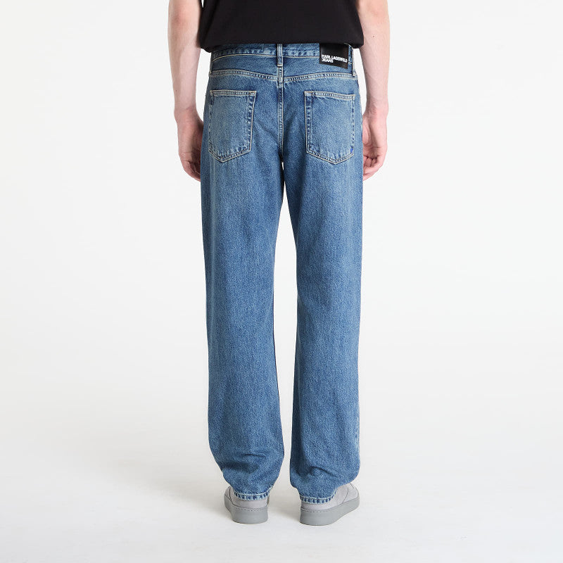 Jeansy Karl Lagerfeld Jeans Straight Denim Tinted Visual Washed Blue