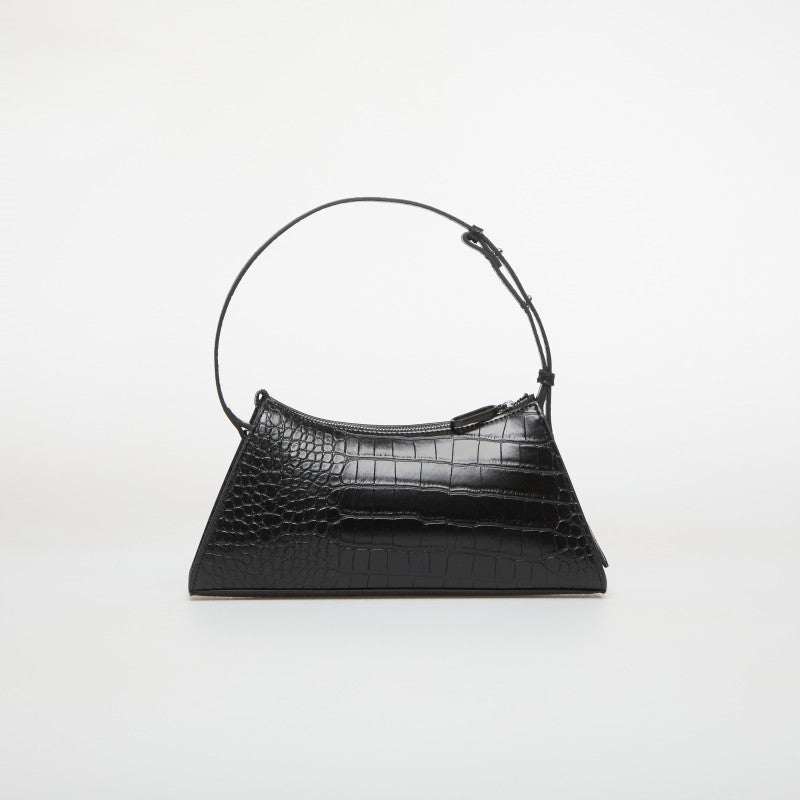 Karl Lagerfeld Jeans Logo Sm Shoulder Bag Quote Black
