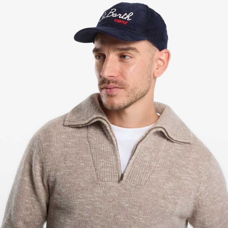 MC2 Saint Barth Baseball Corduroy S Cap SB Habitue