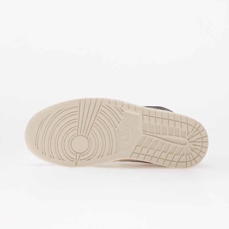 Air Jordan 1 Mid Particle Beige/ Black-Canyon Rust-Sail