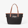 MC2 Saint Barth City Bag Mid Nylon Black/ Brown