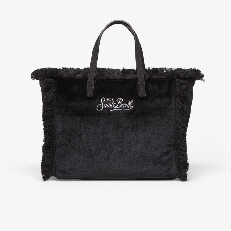 MC2 Saint Barth Colette Velvet N Bag Black