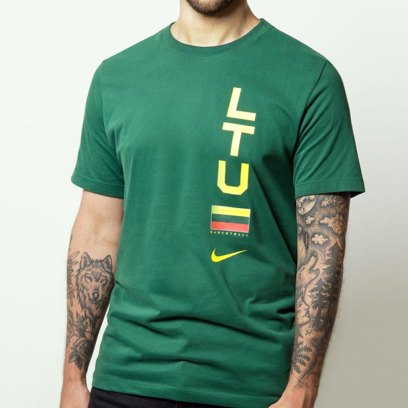Nike Team Lithuania SS laisvalaikio marškinėliai