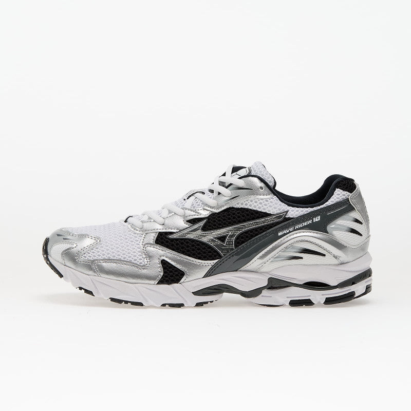 Mizuno Wave Rider 10 White/ Silver/ Black