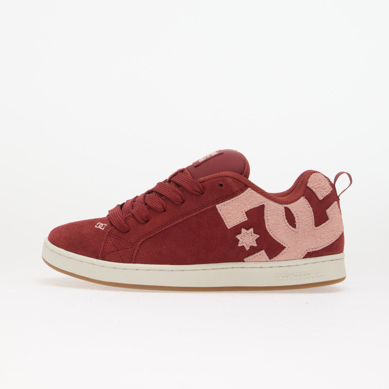 DC Court Graffik SD Dark Red/ Pink/ Off White