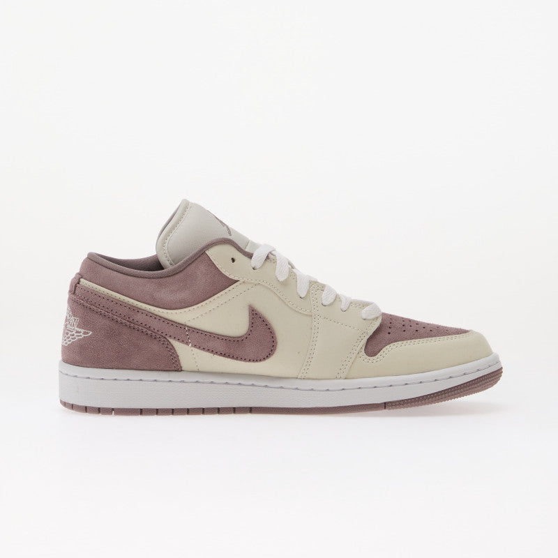 Air Jordan 1 Low Swan/ White-Purple Smoke