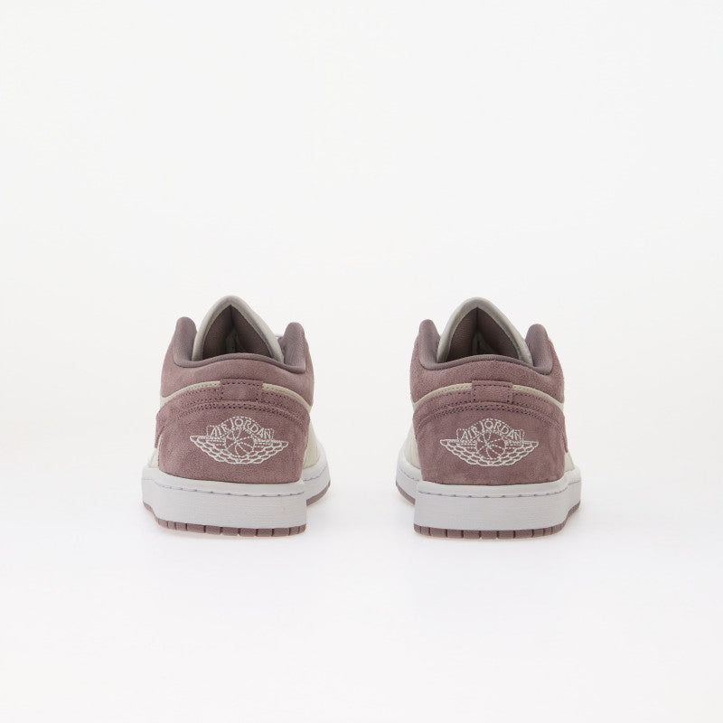 Air Jordan 1 Low Swan/ White-Purple Smoke