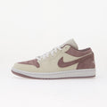 Air Jordan 1 Low Swan/ White-Purple Smoke