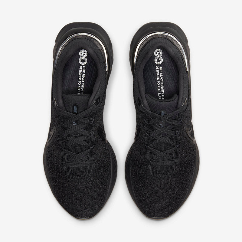 Nike React Infinity Run Flyknit 3 Triple Black