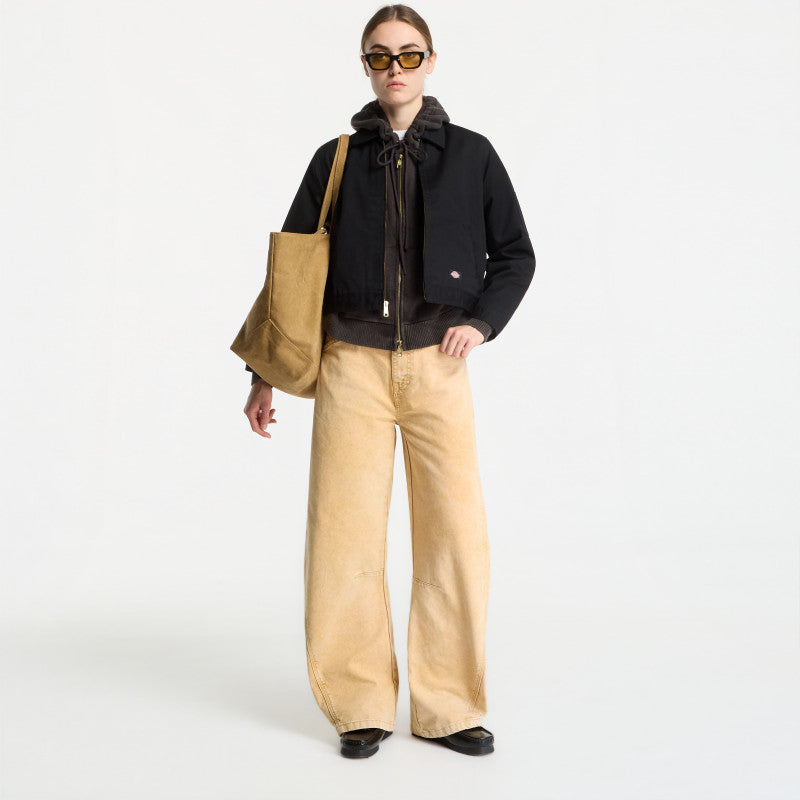 Dickies Lined Eisenhower Crop Wmns Black