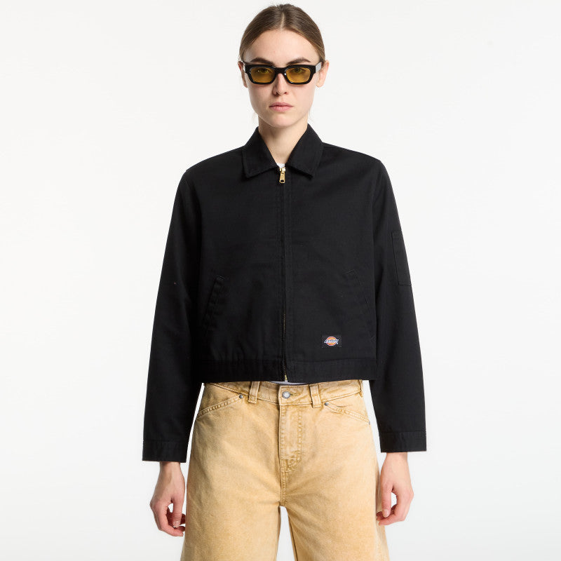 Dickies Lined Eisenhower Crop Wmns Black