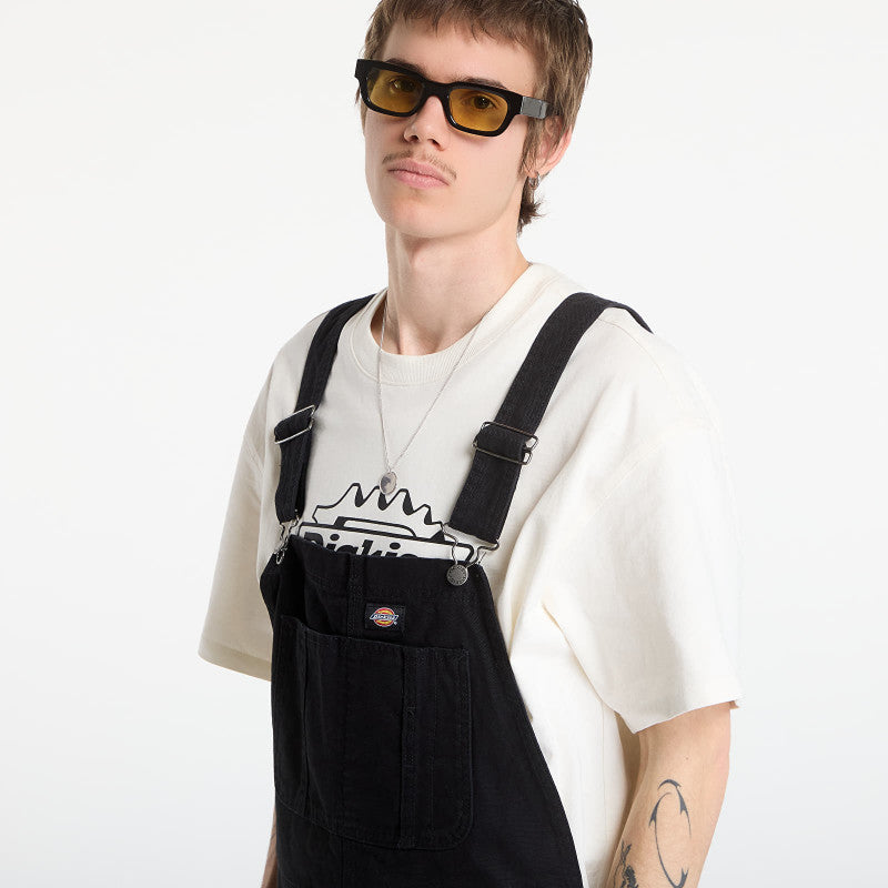 Jeansy Dickies Loose Canvas Bib Black