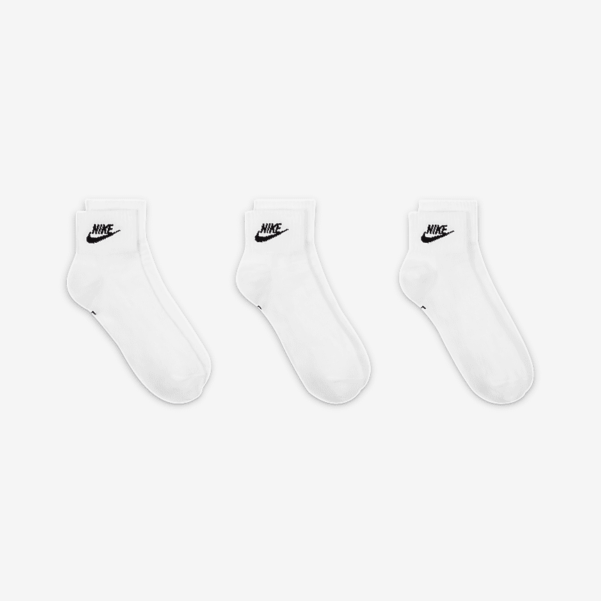 Nike Everyday Essential Ankle kojinės (3 poros)
