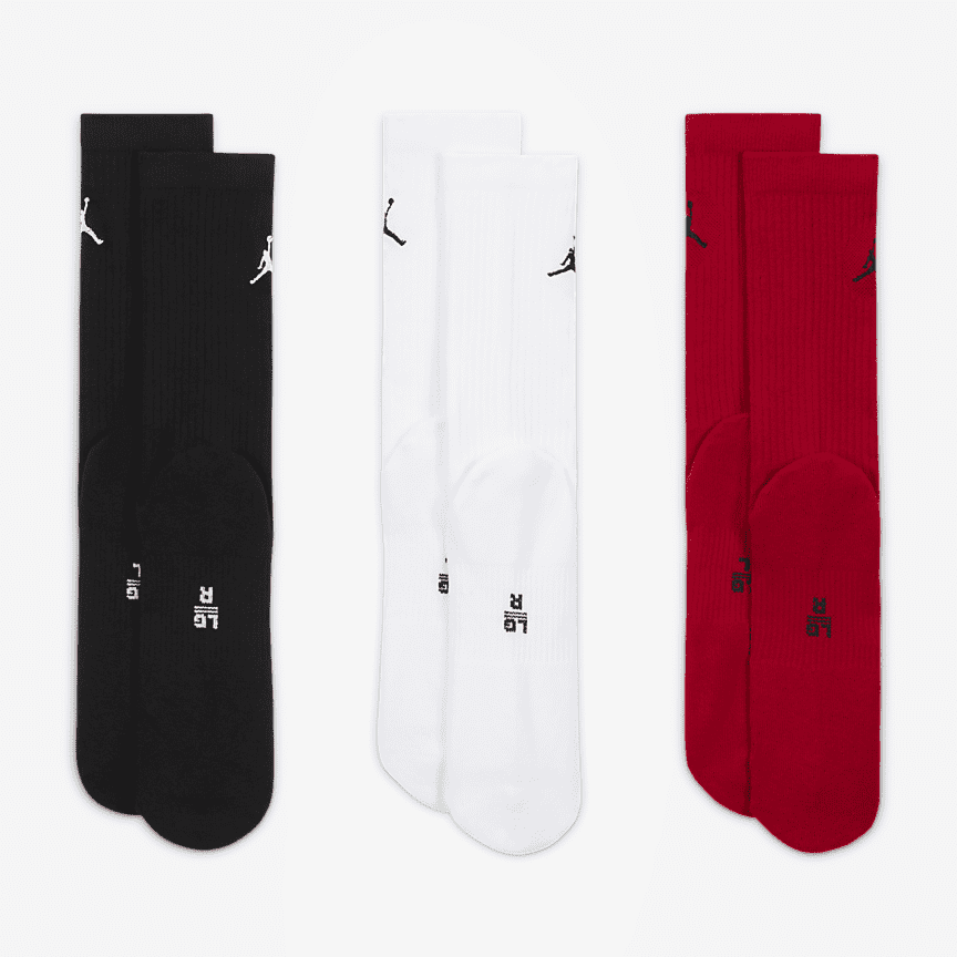 Jordan Everyday Crew Dri-Fit Kojinės (3 Poros)