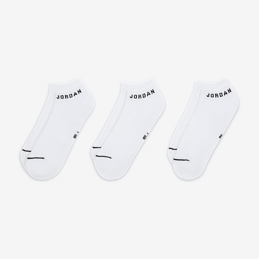 Jordan Everyday No-Show Dri-Fit Kojinės (3 Poros)