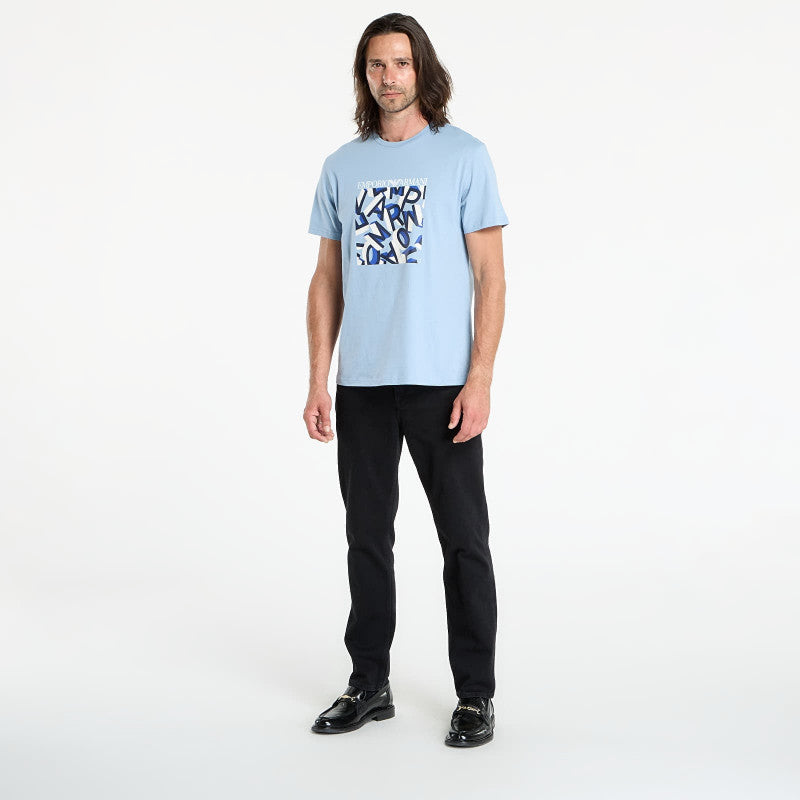 EA7 Emporio Armani Crew Neck T-Shirt Ashley Print Lettering