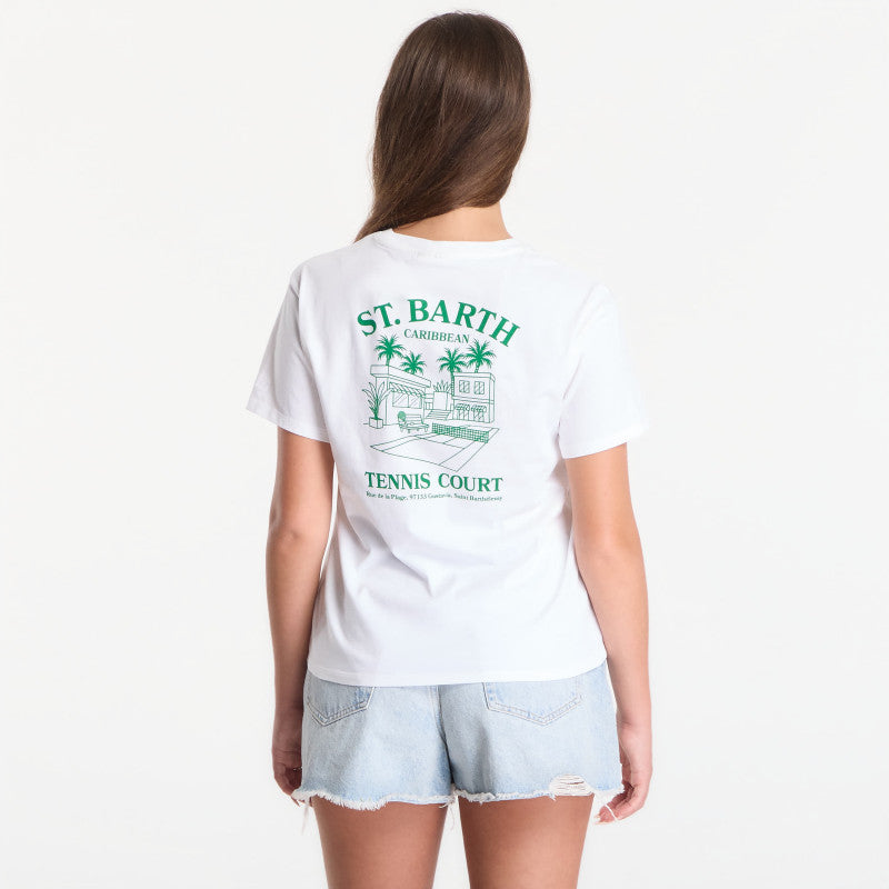 MC2 Saint Barth Emilie T-Shirt Tennis Court