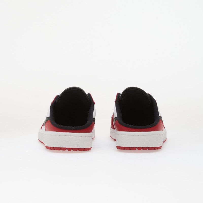 Air Jordan Mule White/ Black-Varsity Red
