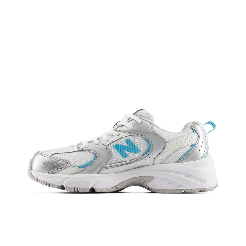 New Balance Kids 530 White/ Silver/ Blue