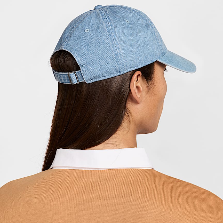 Nike Club Unstructured Denim Cap Aegean Storm/ Thunder Blue/ White