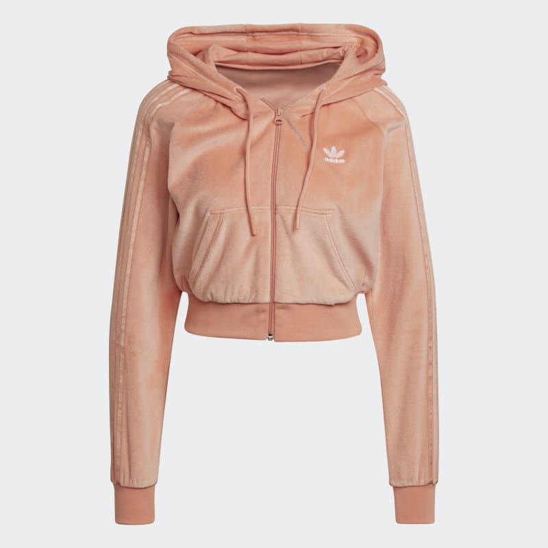 adidas Originals Wmns Crop Full-Zip Hoodie