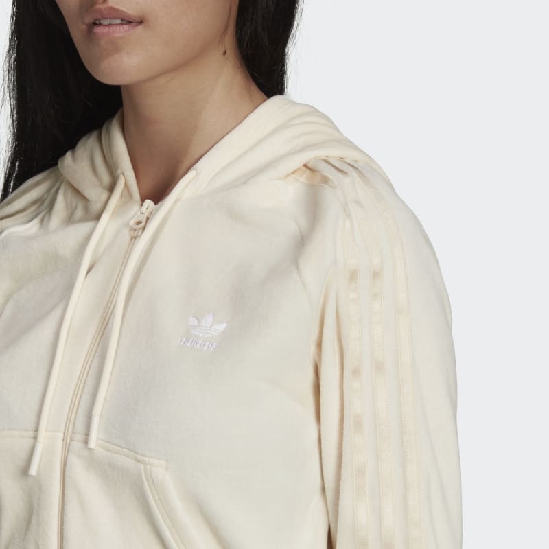 adidas Originals Wmns LOUNGEWEAR Cropped Full Zip Hoodie