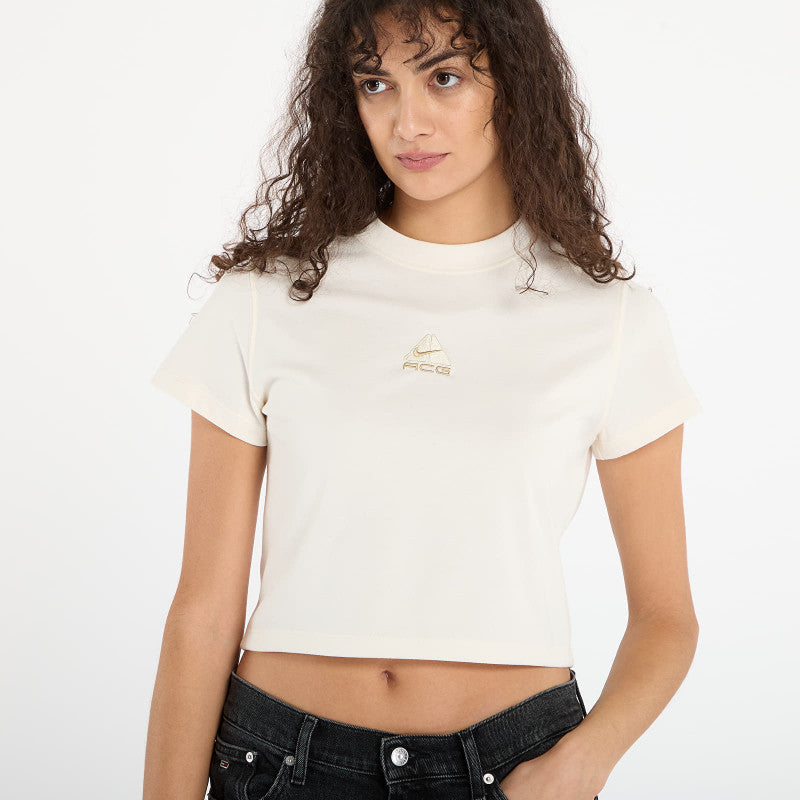 Nike ACG Women's Dri-FIT Short-Sleeve T-Shirt Pale Ivory/ Lt Khaki/ Parachute Beige