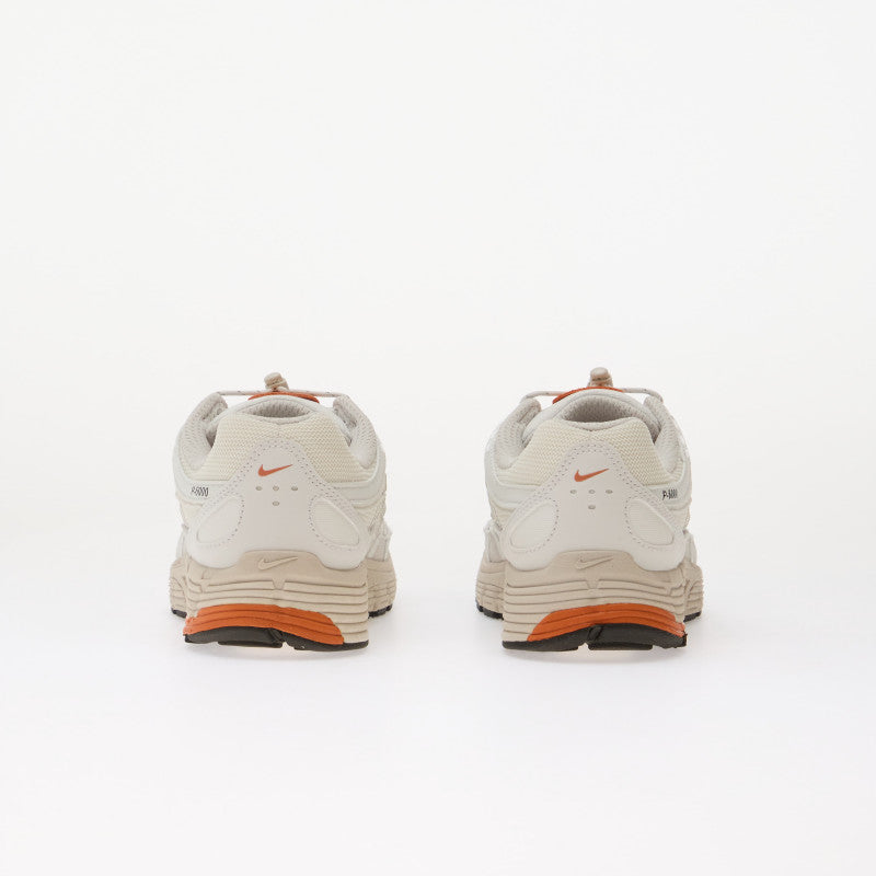Nike P-6000 Summit White/ Light Bone-Campfire Orange