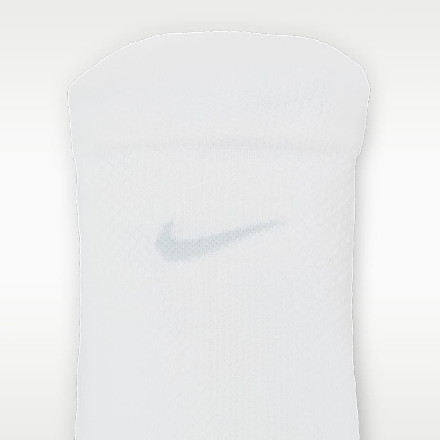 Nike Running Lightweight No-Show Socks 1 Pair White/ Black/ Pure Platinum
