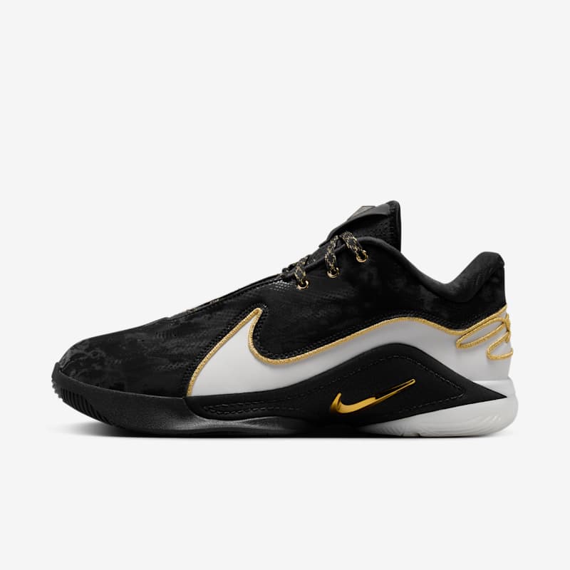 Nike LeBron XXII “Mogul” White/Black-Metallic Gold