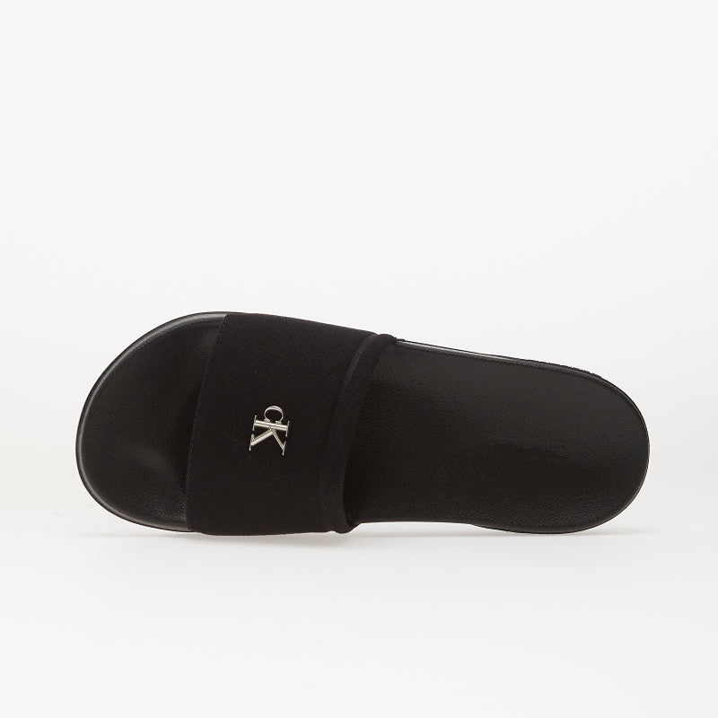 Calvin Klein Ess Slide Canvas Hdw Black