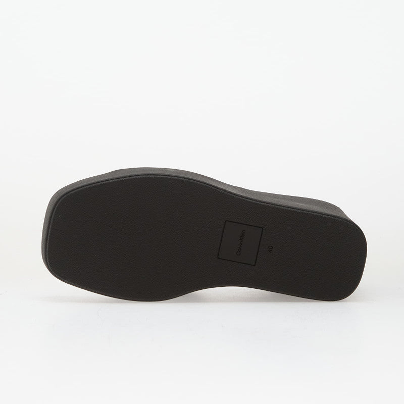 Calvin Klein Wedge 70 Sandal Canv Black