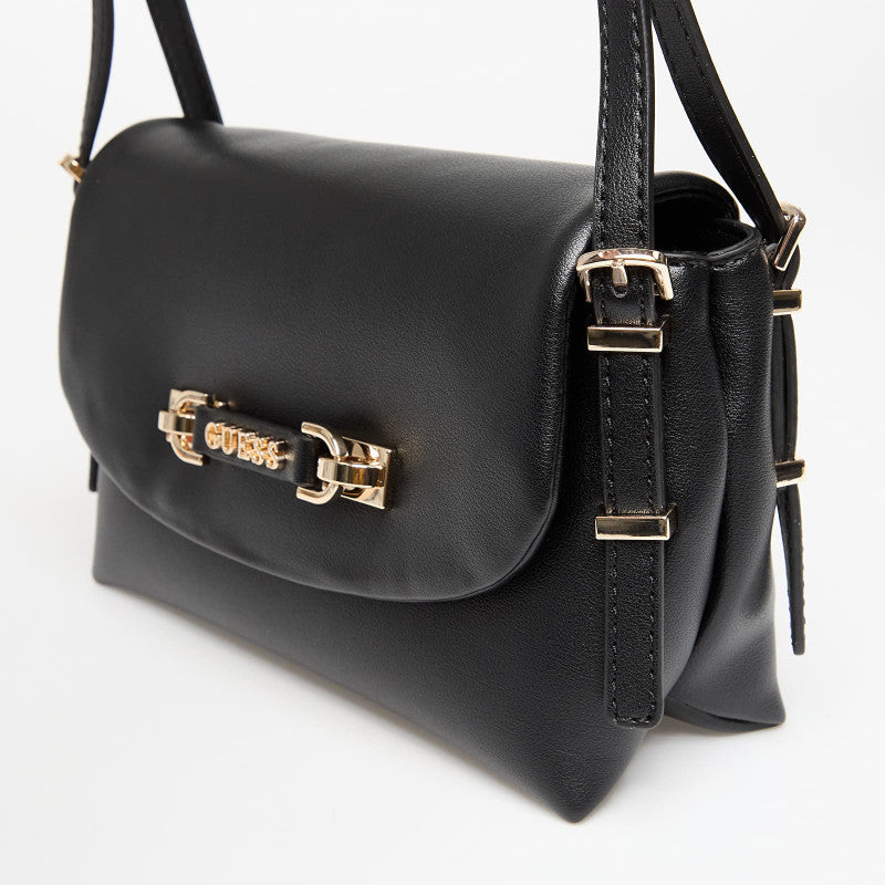 GUESS Lefia Flap Shoulder Bag Black