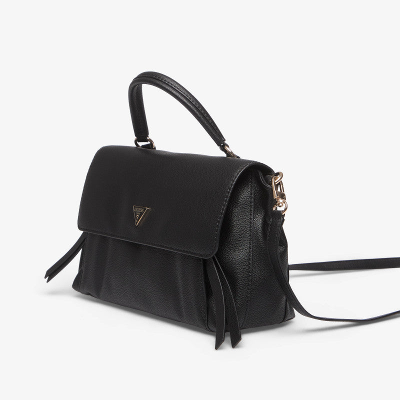 GUESS Devon Top Handle Flap Black