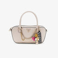 GUESS Davina Small Satchel Light Taupe