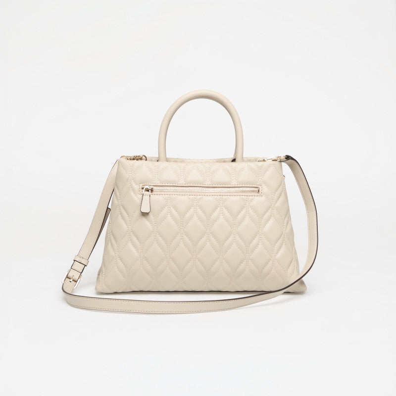 GUESS Maxine Girlfriend Satchel Light Taupe