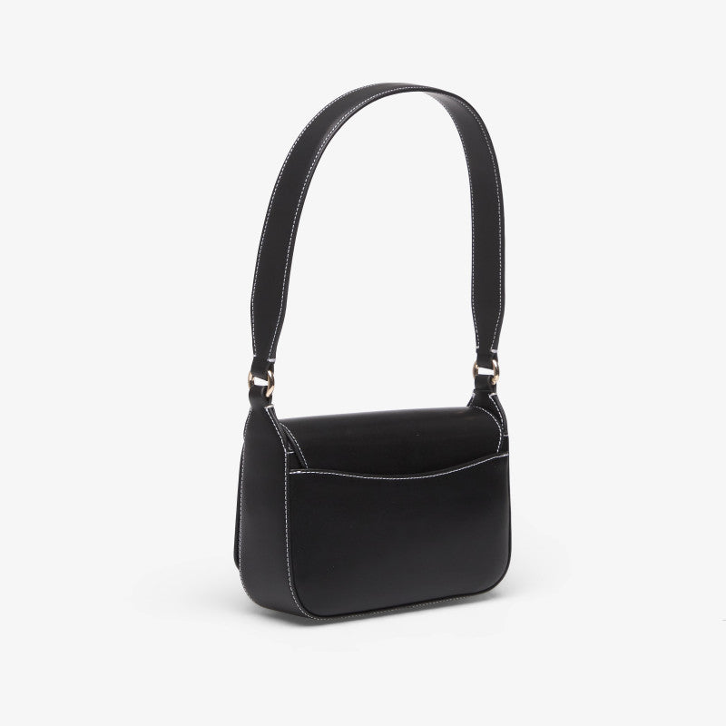 GUESS Ruby Flap Shoulder Bag Black