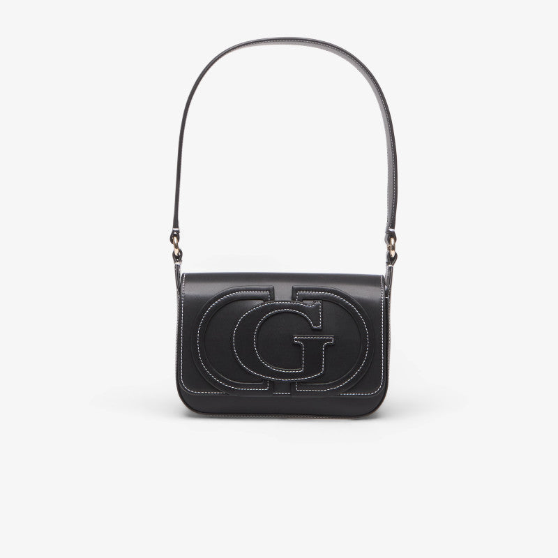 GUESS Ruby Flap Shoulder Bag Black