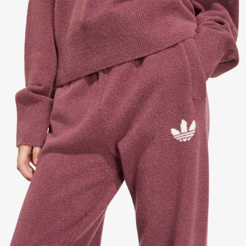 adidas Essentials Knit Pants Burgundy